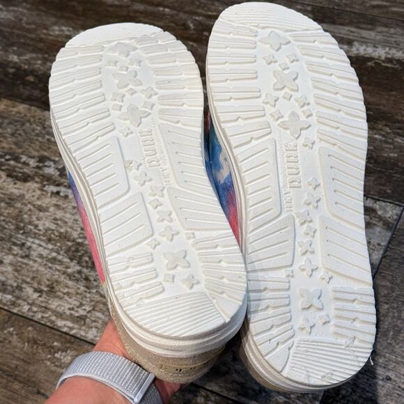 Hey Dude Womens Wendy Boho Shoe Mandala Tie Dye Slip On Casual Beach Size 9 NWT - Picture 10 of 11